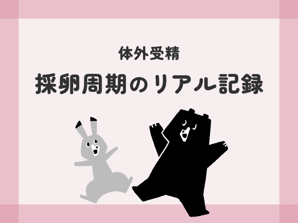 体外受精「採卵周期のリアル記録」