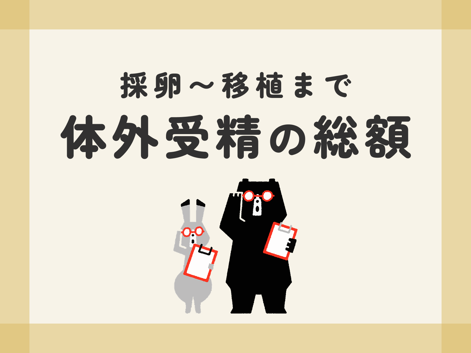 採卵〜移植まで体外受精の総額